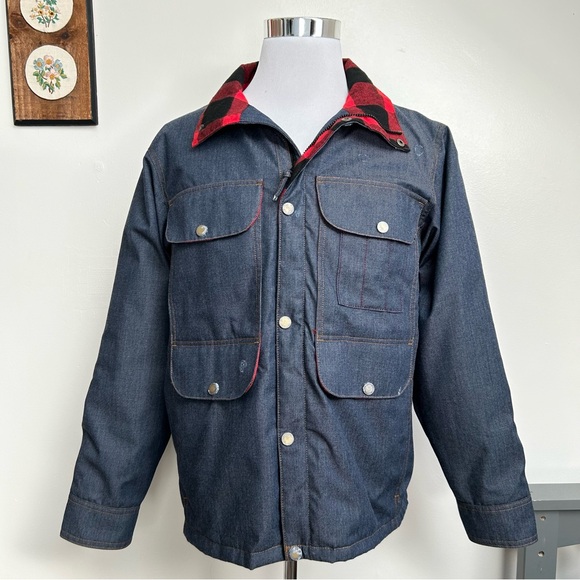 Wild Outdoor Apparel Portlandia Cruiser Canvas Denim Chore Coat Jacket